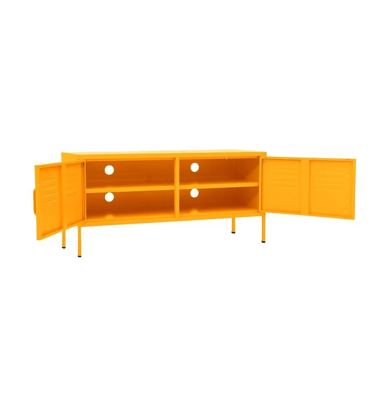Tv Stand Mustard Yellow 41.3"x13.8"x19.7" Steel