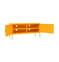 Tv Stand Mustard Yellow 41.3"x13.8"x19.7" Steel