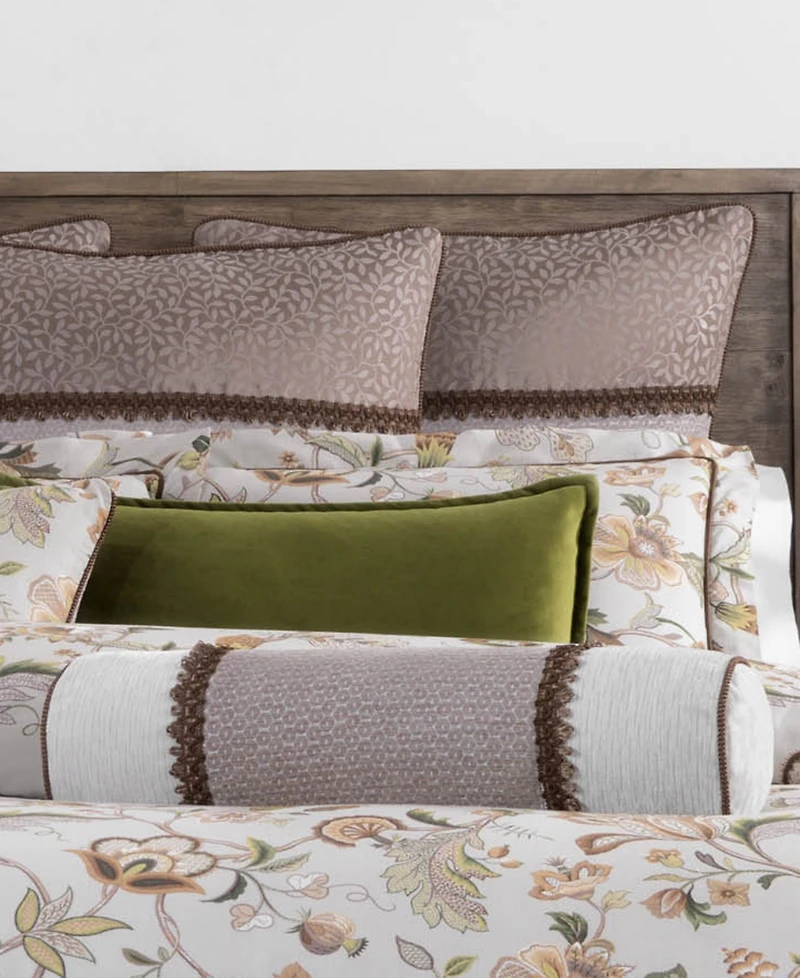 Rose Tree Esmeralda Jacobean Print Decorative Pillow, 18" x 18"