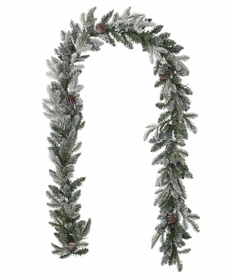Seasonal 9ft Lexington Fir Garland, 50 Warm Led Lights