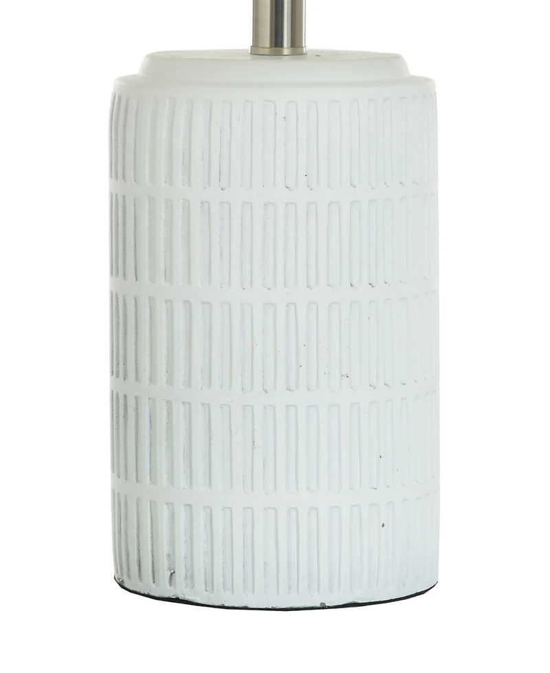 StyleCraft Home Collection 21" Metal Joni Ceramic Table Lamp