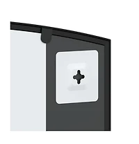 vidaXL Wall Mirror Black 39.4"x23.6" Arch Iron