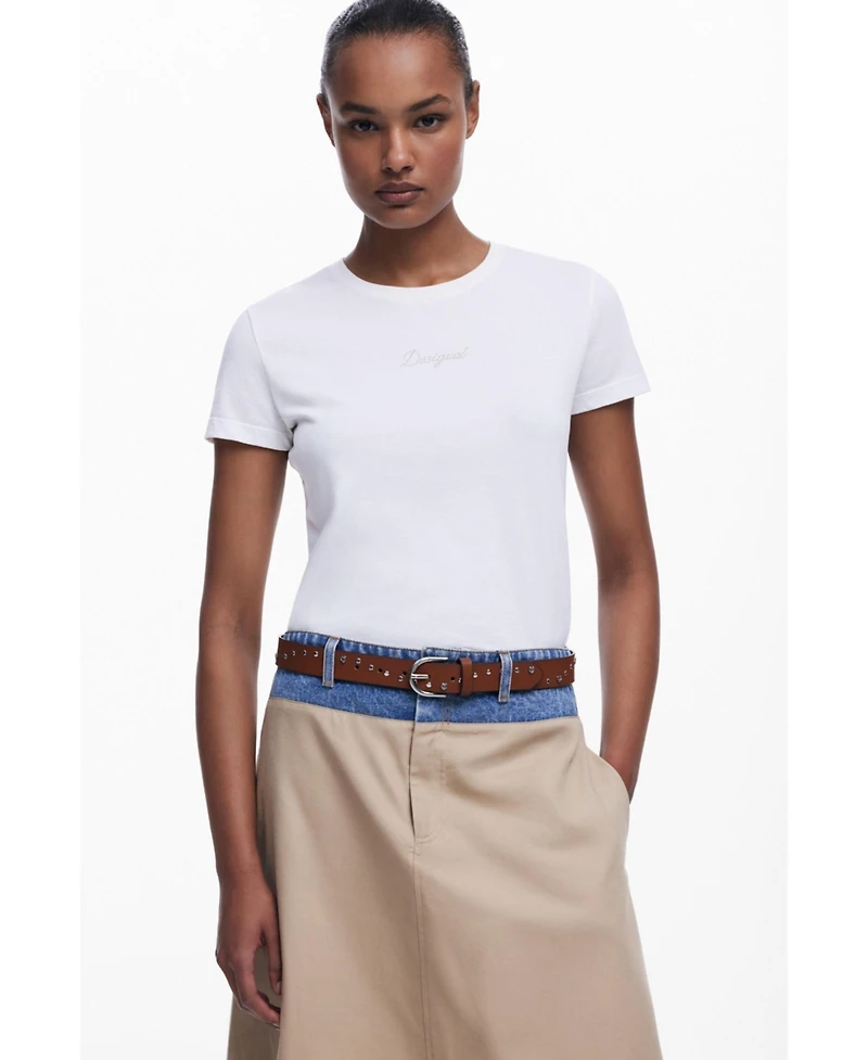 Desigual Women's Studded belt