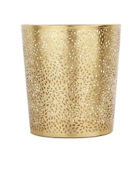 Slickblue 1.3 Gallon Round Perforated Copper Metal Waste Basket Trash Can