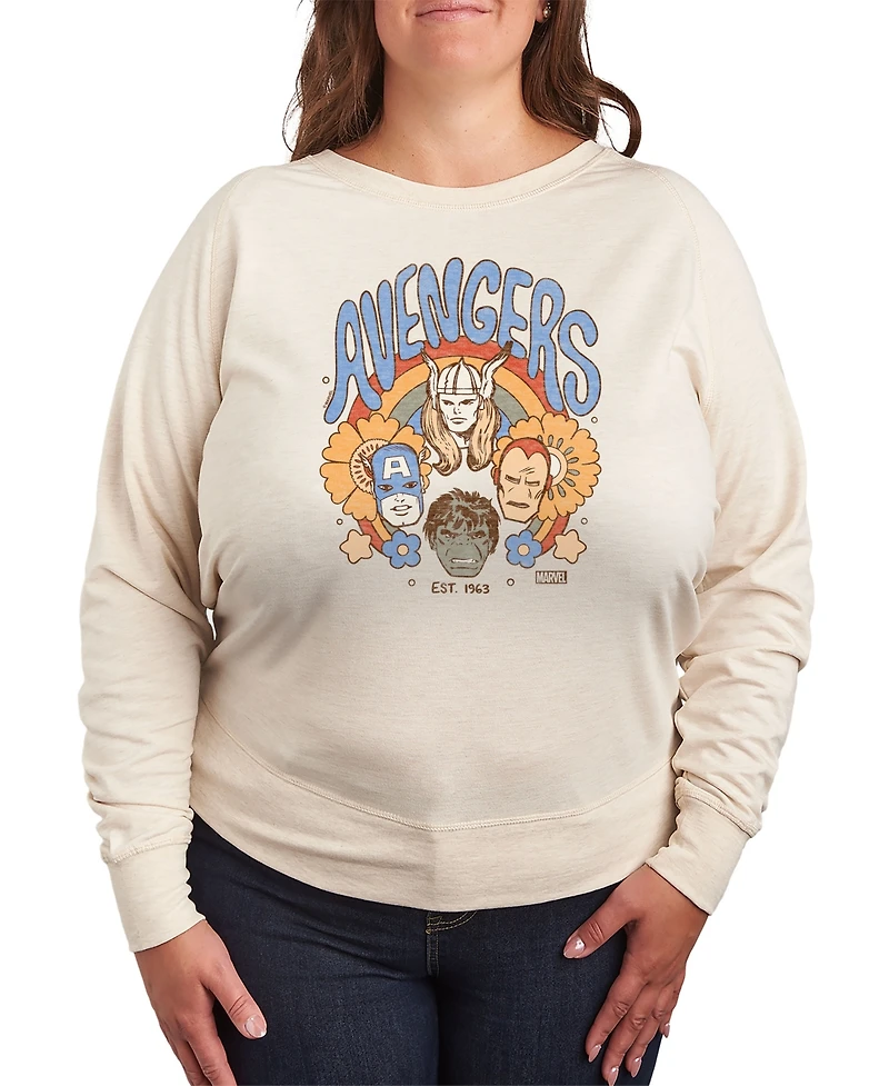 Hybrid Apparel Plus Marvel Avengers Graphic Pullover T-Shirt