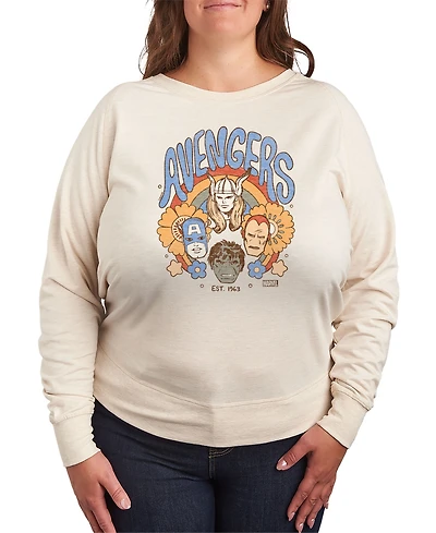 Hybrid Apparel Plus Marvel Avengers Graphic Pullover T-Shirt