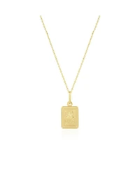 The Lovery Gold Sun Tag Necklace 14K Gold