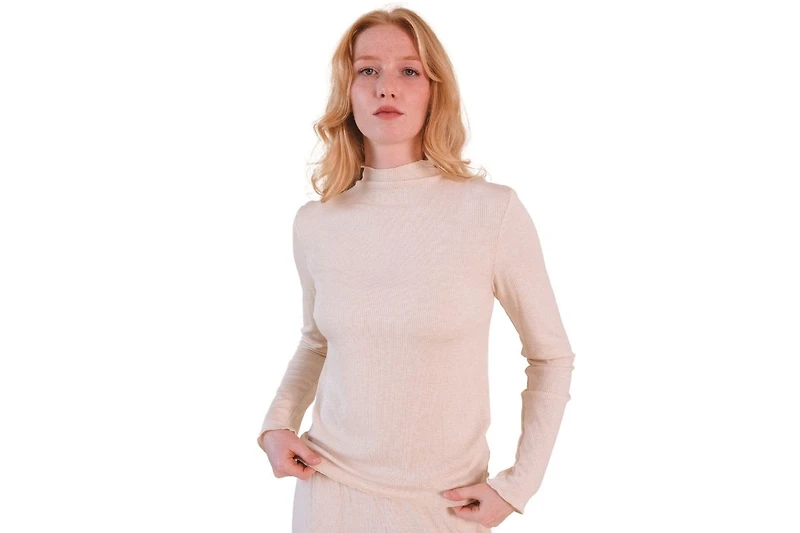 Poplinen Plus Norma Modal Ribbed Turtleneck