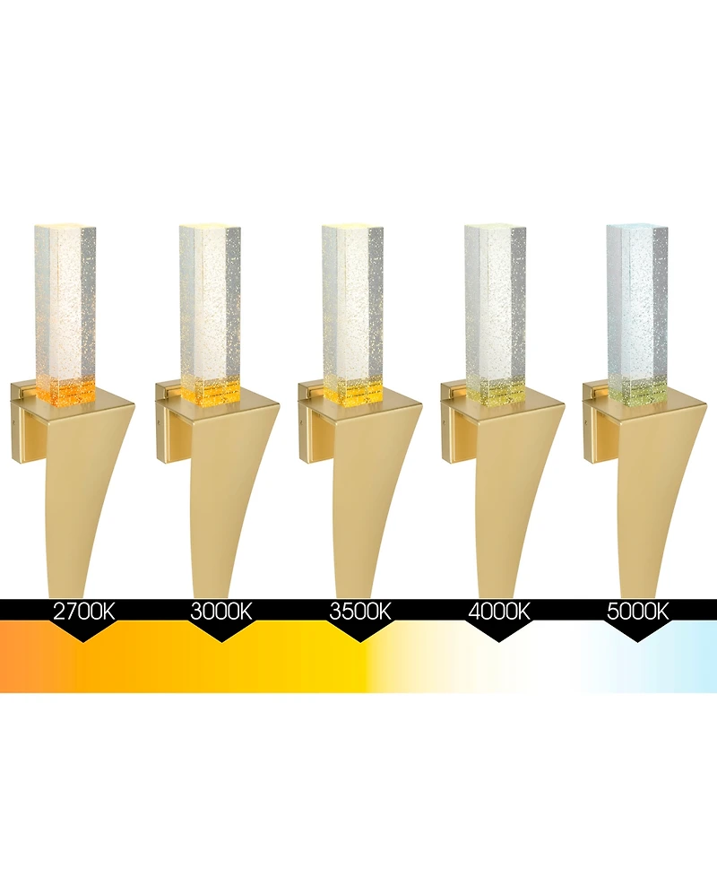 Cwi Lighting 30" Metal Catania Integrated Led Wall Light