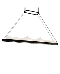 Cwi Lighting 19" Metal Himalayas Integrated Led Island Pool Table Light
