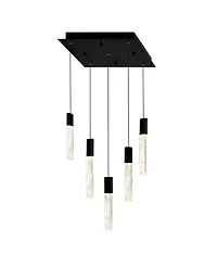 Cwi Lighting 16" Metal Greta Integrated Led Mini Pendant