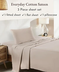 Soft 100% Cotton Sheets Set - Cooling Durable Sateen