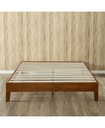Modern Wooden Platform Bed Frame – Low Profile, No Box Spring Needed, Ideal for Minimalist Bedrooms