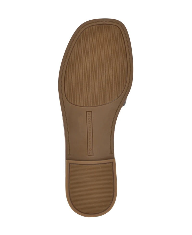 Tommy Hilfiger Women's Terenz Logo Strap Flat Slide Sandals