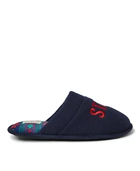 Dearfoams Men's Tyler Novelty Holiday Christmas Scuff Slipper
