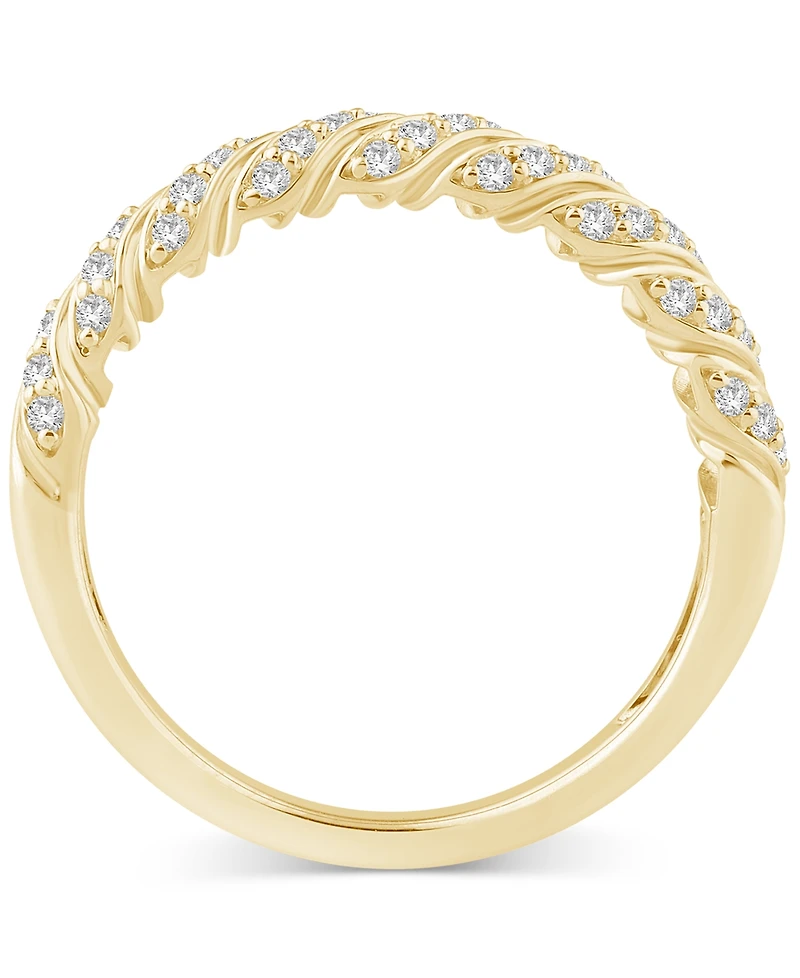 Diamond Wedding Band (1/4 ct. t.w.) in 14k Gold