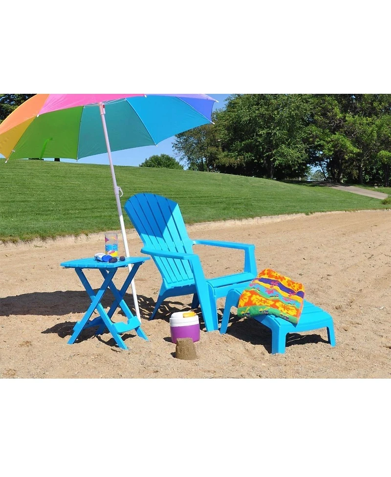 Slickblue Pool Folding Side Table in Durable Patio Furniture Plastic Resin