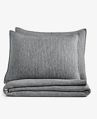 Last Act! Arch Studio Heathered Jersey 3-Pc. Quilt Set, Full/Queen, Exclusively at Macy's