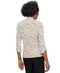 Alex Evenings Printed Jacket and Top Set, Regular & Petite Sizes