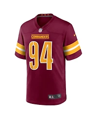Nike Men's Da'Ron Payne Burgundy Washington Commanders Game Jersey