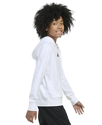 adidas Big Boys Long-Sleeve Essentials Small Logo Pullover Hoodie