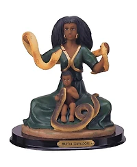 Fc Design "2-pc Set" 7.5"H Santa Martha the Dominadora Statue Lady Holy Figurine Statue Ornament Home Room Office Decor and Perfect Ideas for Housewar