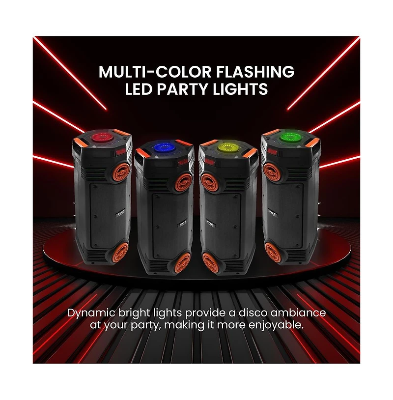 Pyle Portable Bluetooth Pa Speaker