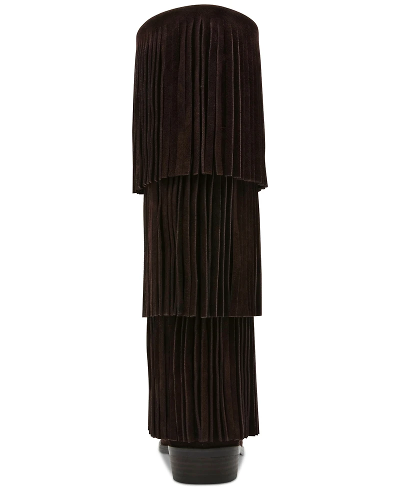 Steve Madden Women's Spur Knee-High Fringe Boots