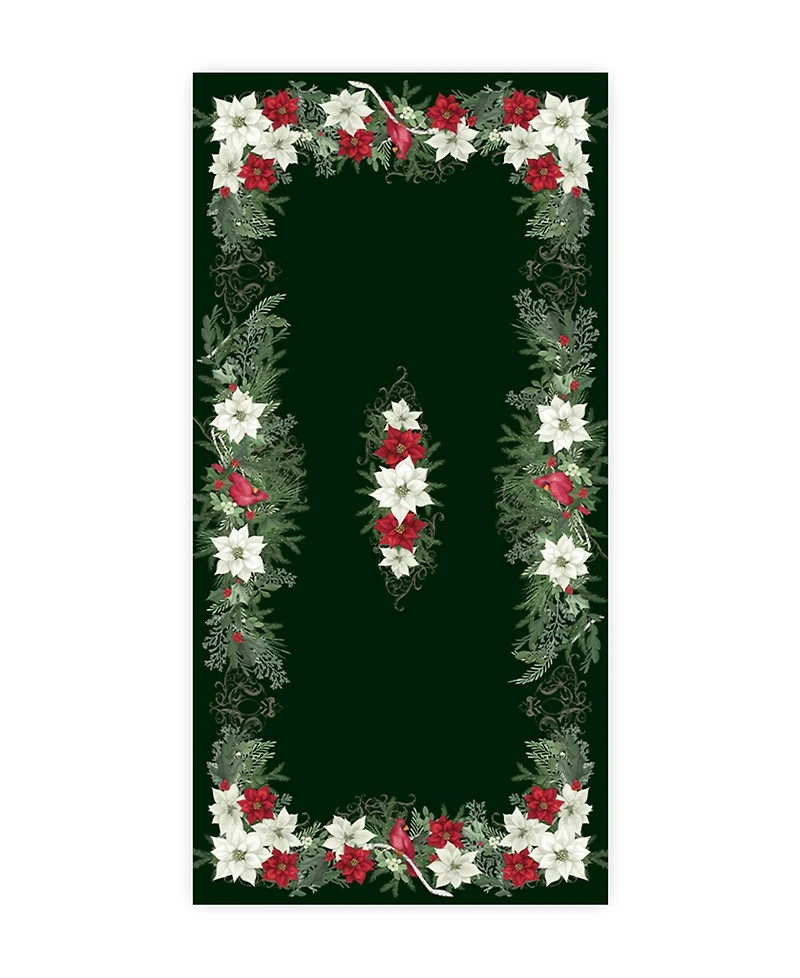 Laural Home Christmas Elegance Tablecloth, 70" x 144"