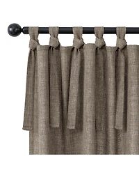 Garrett Textured Tie Knots Curtains Pair