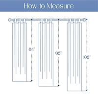 Garrett Textured Tie Knots Curtains Pair