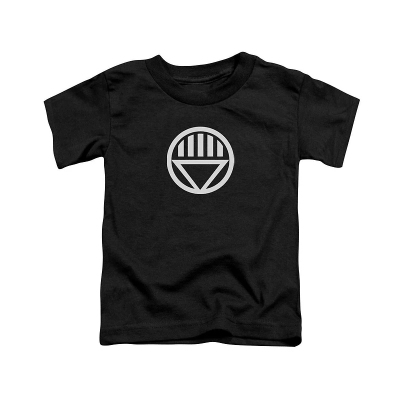 Green Lantern Baby-Girls Black Logo Short Sleeve Toddler Tee / T-Shirt