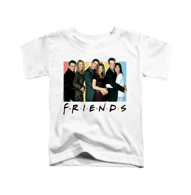 Friends Baby-Girls Cast Logo Short Sleeve Toddler Tee / T-Shirt