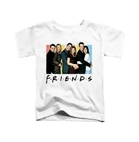 Friends Baby-Girls Cast Logo Short Sleeve Toddler Tee / T-Shirt