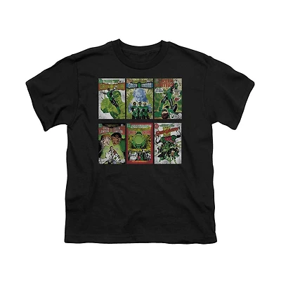 Green Lantern Boys Gl Covers Short Sleeve Juvenile Tee / T-Shirt