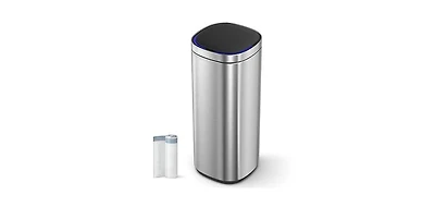 Slickblue Motion Sensor Trash Can with Ozone Sanitizing Button for Odor Control