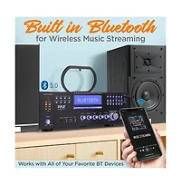 Pyle Karaoke Home Wireless Microphone Amplifier