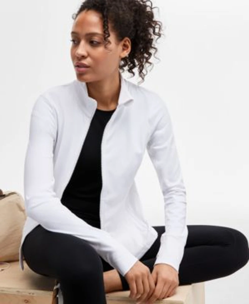 Id Ideology Womens Soft Full Zip Jacket Xs 4x Exclusively At Macys