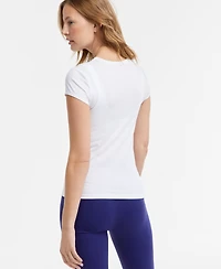 Id Ideology Women's Studio Short-Sleeve Top, Exclusively at Macy's