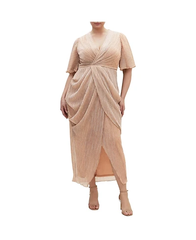 City Chic Plus Lily Sparkle Maxi Dress