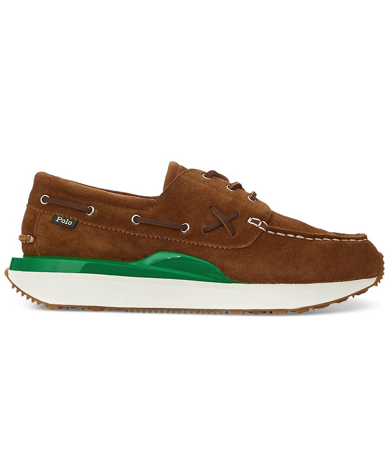 Polo Ralph Lauren Men's Train 89 Suede Moc-Toe Sneaker