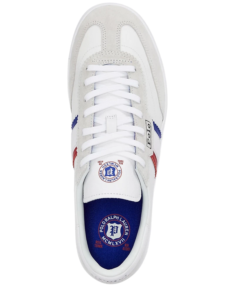 Polo Ralph Lauren Men's Bedford Suede-Paneled Sneaker