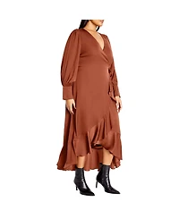 City Chic Plus Size Oki Maxi Dress