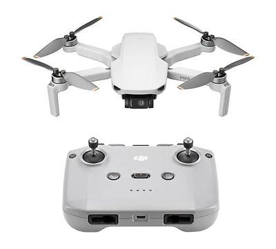 Dji Mini 4K Drone with 4K Uhd Camera for Adults | Under 249 grams | 3-Axis Gimbal Stabilization | 10km Video Transmission | Auto Return | Wind Resista