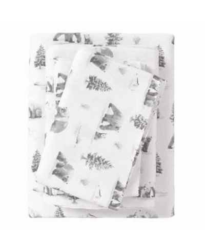 Linery Co. Ultra Soft Turkish Cotton Flannel Lodge Print Sheet Set