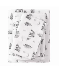 Linery Co. Ultra Soft Turkish Cotton Flannel Lodge Print Sheet Set
