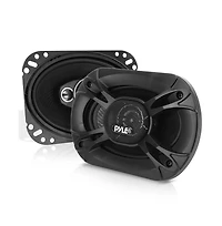 Pyle 5'' x 7'' Three-Way Triaxial Car Speakers, 300W, Black (Pair)