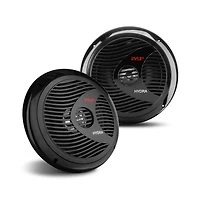 Pyle 8" Waterproof Marine Component Speakers - 180 Watt, Black