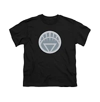 Green Lantern Boys White Symbol Short Sleeve Tee / T-Shirt