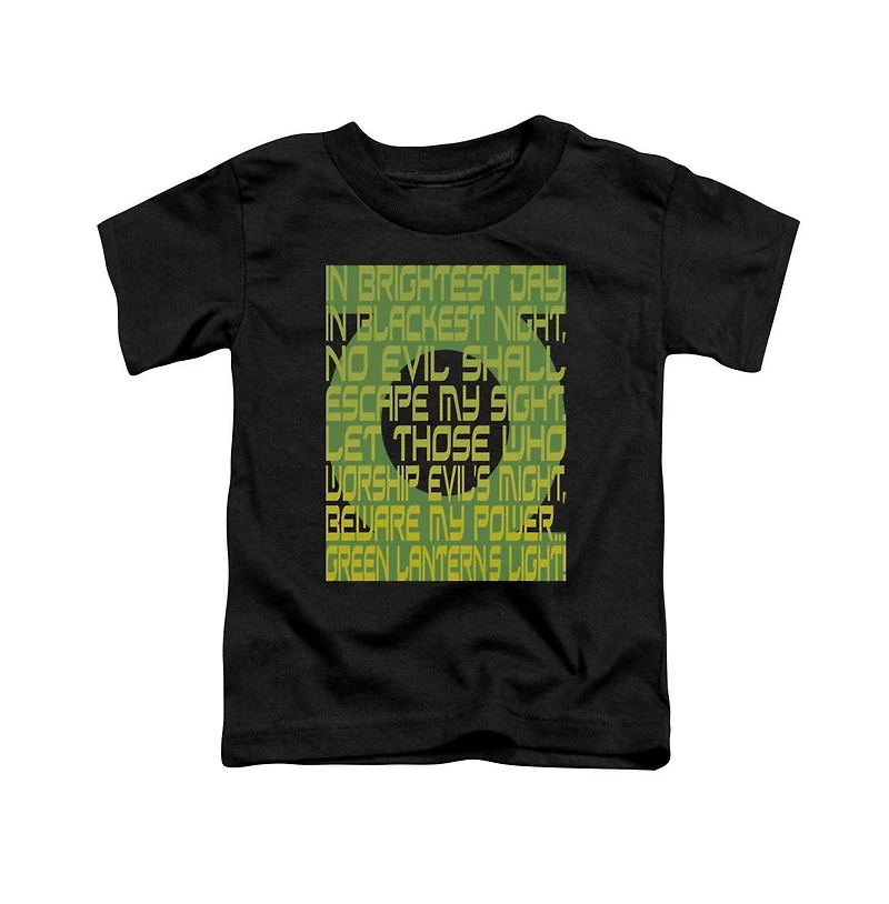 Green Lantern Baby-Girls Oath Short Sleeve Toddler Tee / T-Shirt